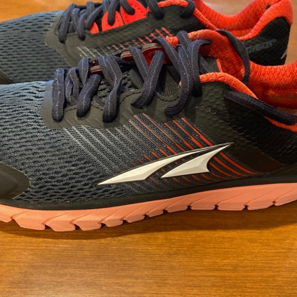 Altra Provision 4 Black Coral Pink Women Running Trail Shoes Al0A4QTQ009 Sz 8